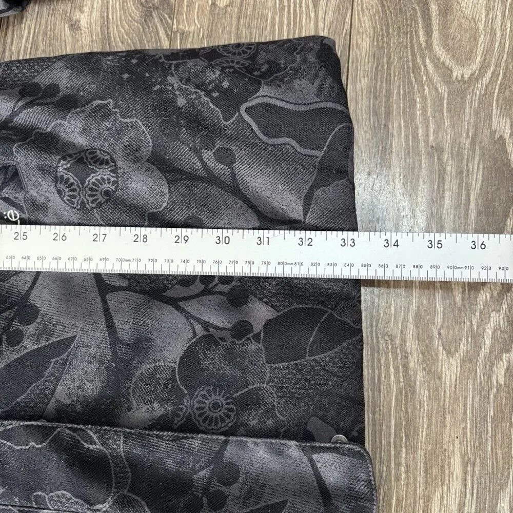 LOLE Insulated Waterproof Winter Parka Jacket Coat Womens M Black Floral flowers - Picture 3 of 16